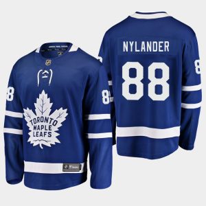 Miehille NHL Toronto Maple Leafs Pelipaita William Nylander #88 Koti Sininen Breakaway Player